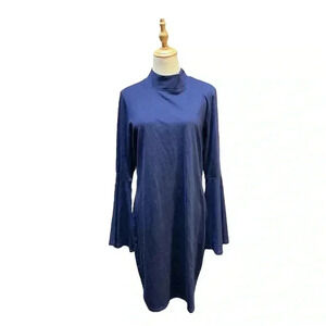 Venus Navy Long Sleeve Dress Size XL
